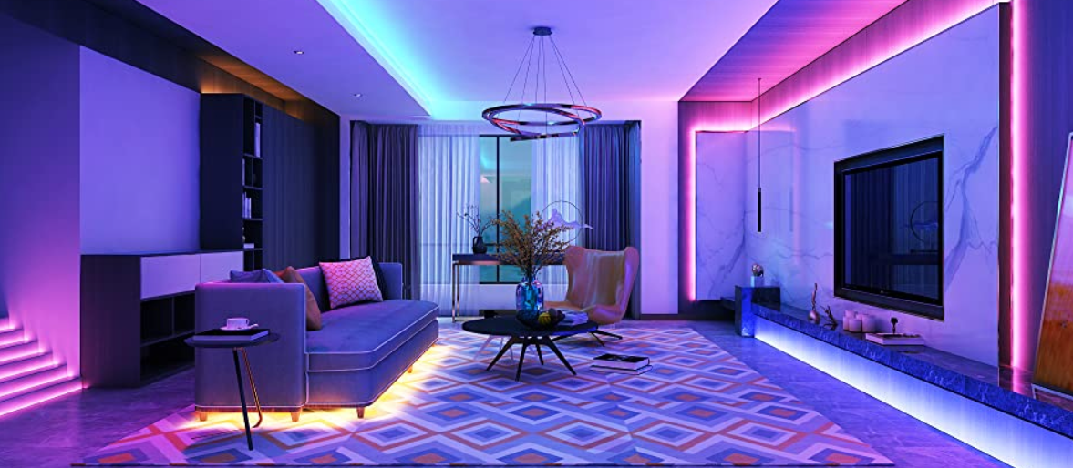 Detailed House Transformation with Govee Strips