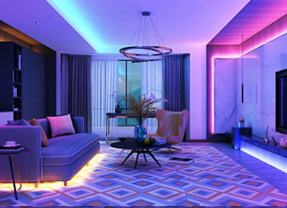 Detailed House Transformation with Govee Strips